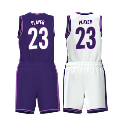 Custom Women's Reversible Basketball Jersey and Shorts Alternate View 2