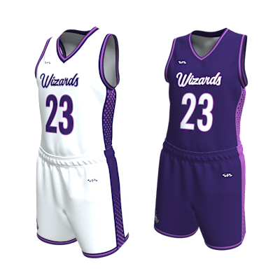 Custom Women's Reversible Basketball Jersey and Shorts Alternate View 3