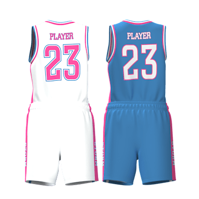 Custom Women's Reversible Basketball Jersey and Shorts Alternate View 2