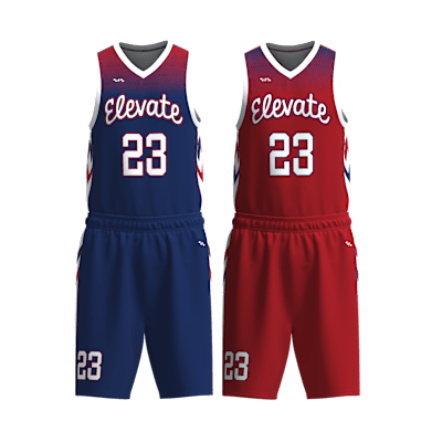 Custom Men's Reversible Basketball Jersey and Shorts Alternate View 1