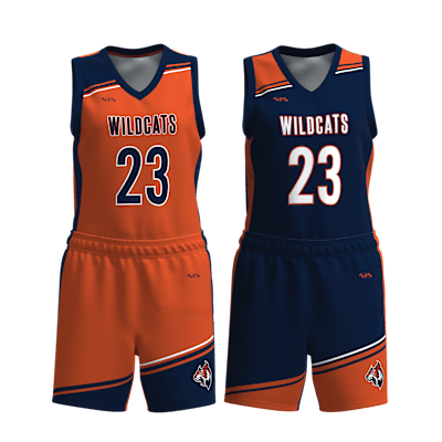 Custom Women's Reversible Basketball Jersey and Shorts Alternate View 1