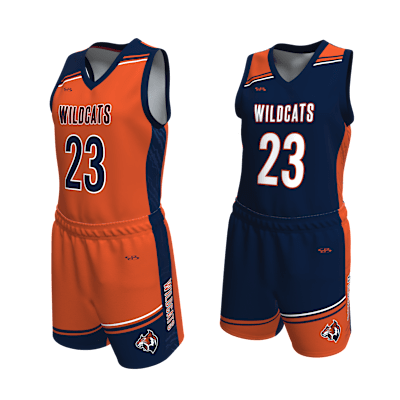 Custom Women's Reversible Basketball Jersey and Shorts Alternate View 3