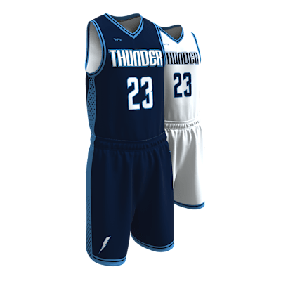 Custom Men's Reversible Basketball Jersey and Shorts