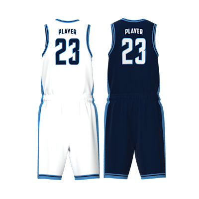 Custom Men's Reversible Basketball Jersey and Shorts Alternate View 2