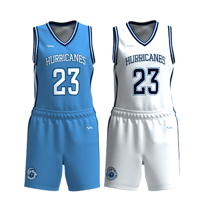 Custom Women's Reversible Basketball Jersey and Shorts Alternate View 1