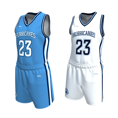 Custom Women's Reversible Basketball Jersey and Shorts Alternate View 3