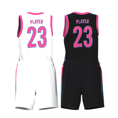 Custom Women's Reversible Basketball Jersey and Shorts Alternate View 2