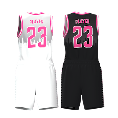 Custom Women's Reversible Basketball Jersey and Shorts Alternate View 2
