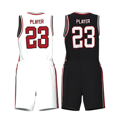 Custom Women's Reversible Basketball Jersey and Shorts Alternate View 2