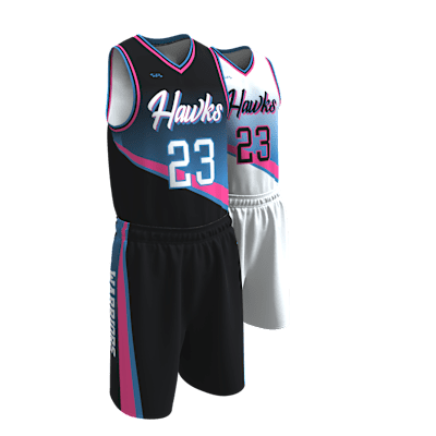Custom Men's Reversible Basketball Jersey and Shorts