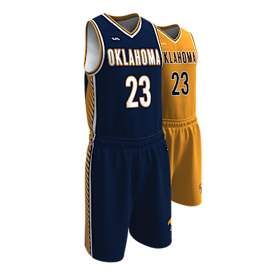 Custom Men's Reversible Basketball Jersey and Shorts