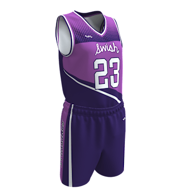 Custom Women's Single Ply Basketball Jersey and Shorts