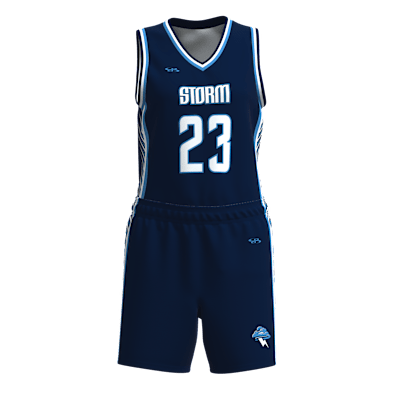 Custom Women's Single Ply Basketball Jersey and Shorts Alternate View 1