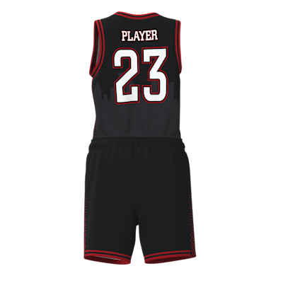 Custom Women's Single Ply Basketball Jersey and Shorts Alternate View 2