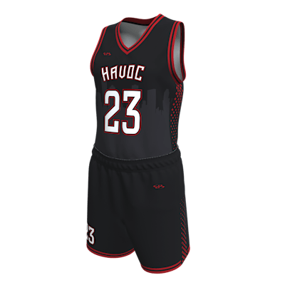 Custom Women's Single Ply Basketball Jersey and Shorts Alternate View 3