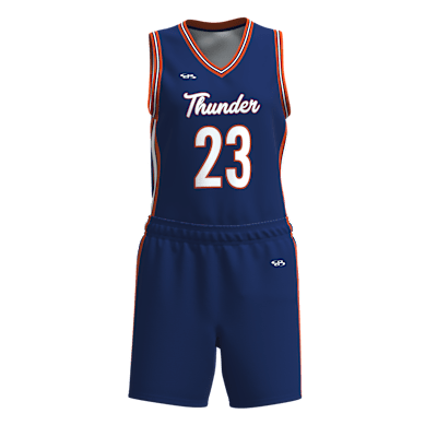 Custom Women's Single Ply Basketball Jersey and Shorts Alternate View 1
