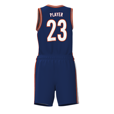 Custom Women's Single Ply Basketball Jersey and Shorts Alternate View 2