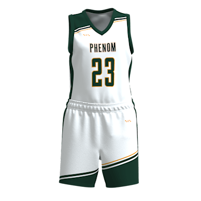 Custom Women's Single Ply Basketball Jersey and Shorts Alternate View 1