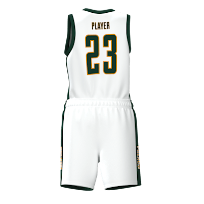Custom Women's Single Ply Basketball Jersey and Shorts Alternate View 2