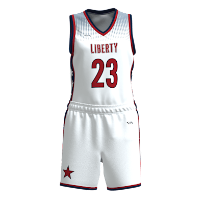 Custom Women's Single Ply Basketball Jersey and Shorts Alternate View 1