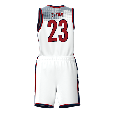 Custom Women's Single Ply Basketball Jersey and Shorts Alternate View 2