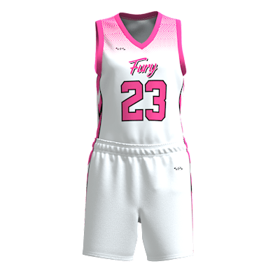 Custom Women's Single Ply Basketball Jersey and Shorts Alternate View 1