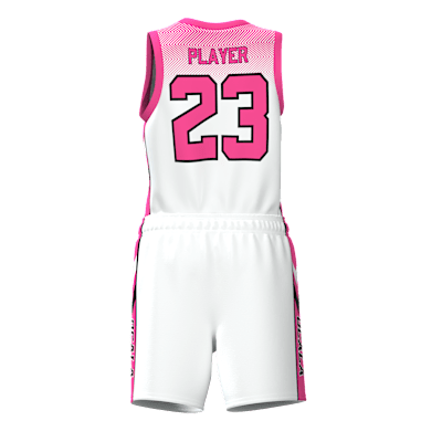 Custom Women's Single Ply Basketball Jersey and Shorts Alternate View 2