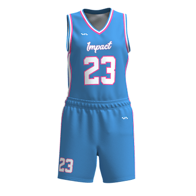 Custom Women's Single Ply Basketball Jersey and Shorts Alternate View 1