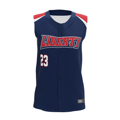 Elite Pinstripe BB Jersey SS No-Button - Adult & Youth