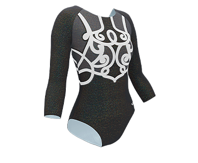 Sparkle 3/4 Sleeve Competition Leotard