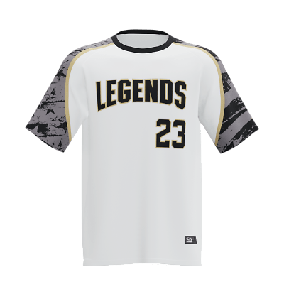 Camo SS Baseball Jersey with Customization Available, Black