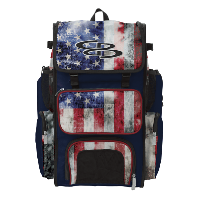  Boombah Tyro Baseball/Softball Bat Backpack - 20 x 15 x 10  - Rainbow Splatter Multi : Sports & Outdoors