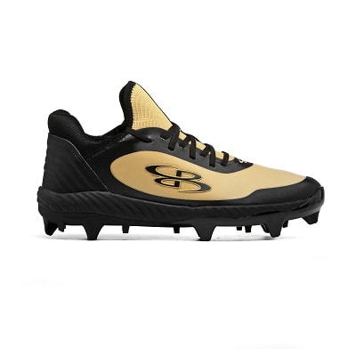 Gold molded cheap baseball cleats