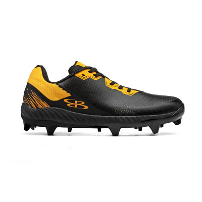 Black and yellow baseball hot sale cleats