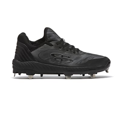 Black and gold metal baseball cleats on sale