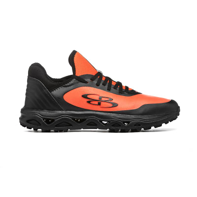 Black and 2025 orange turf shoes