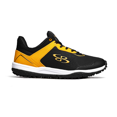 Black and yellow turf shoes online