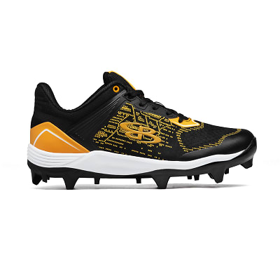 Boombah Men\'s Size 9 Molded Cleats Chrome Gold Metallic Gold Black Boombah Men main image 4