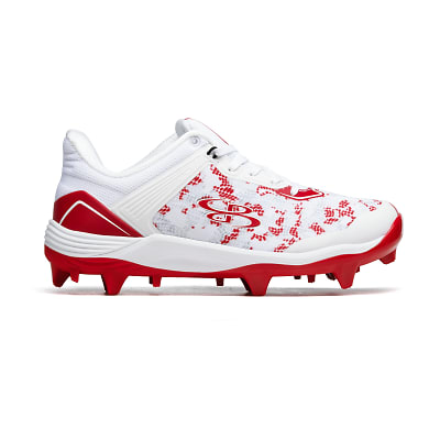 Red youth softball cleats online