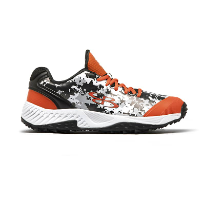 Black and orange hotsell new balance turf shoes