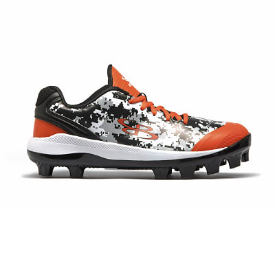 Kids orange hot sale baseball cleats