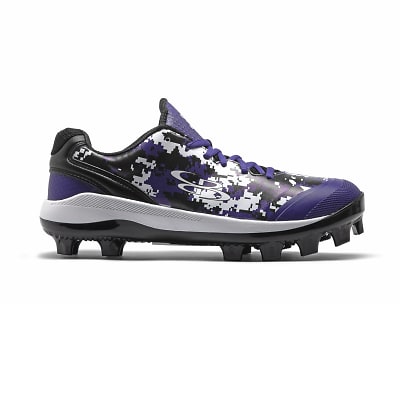 Purple 2024 metal cleats