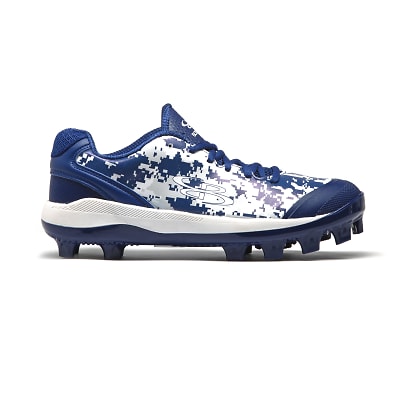 Boombah red white and blue cleats sales