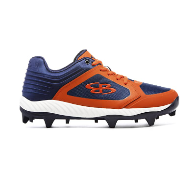 Orange and outlet black baseball cleats