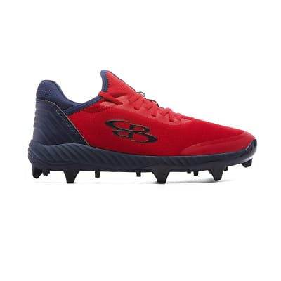 Red and best sale black baseball cleats