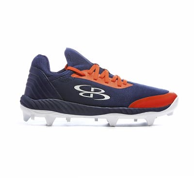 Orange and black outlet youth baseball cleats