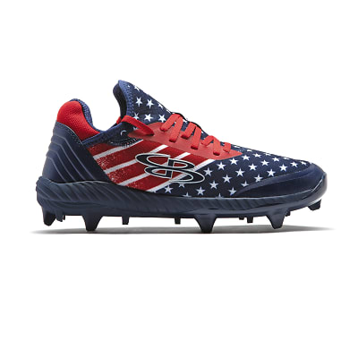 Colorful hot sale baseball cleats