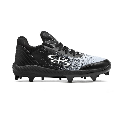 Black and 2024 white 'softball cleats