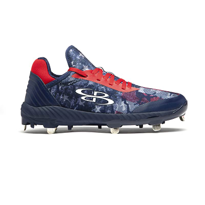 Navy and white hot sale baseball cleats