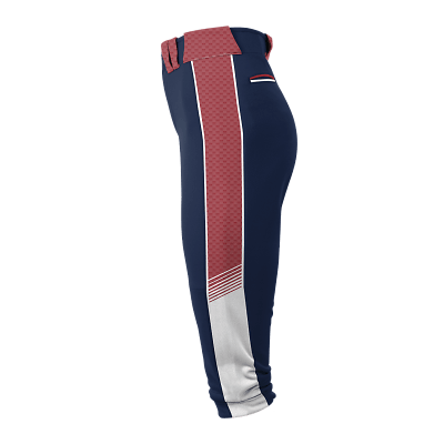 ALL-STAR BSP4 RED PINSTRIPE BASEBALL/SOFTBALL PANTS (VARIOUS SIZES)